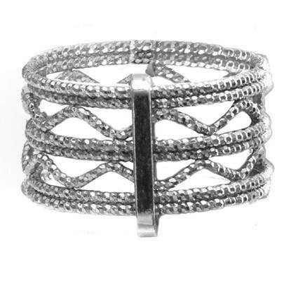 Silberring gewellte Ringe für den Großhandel von ORUS BIJOUX