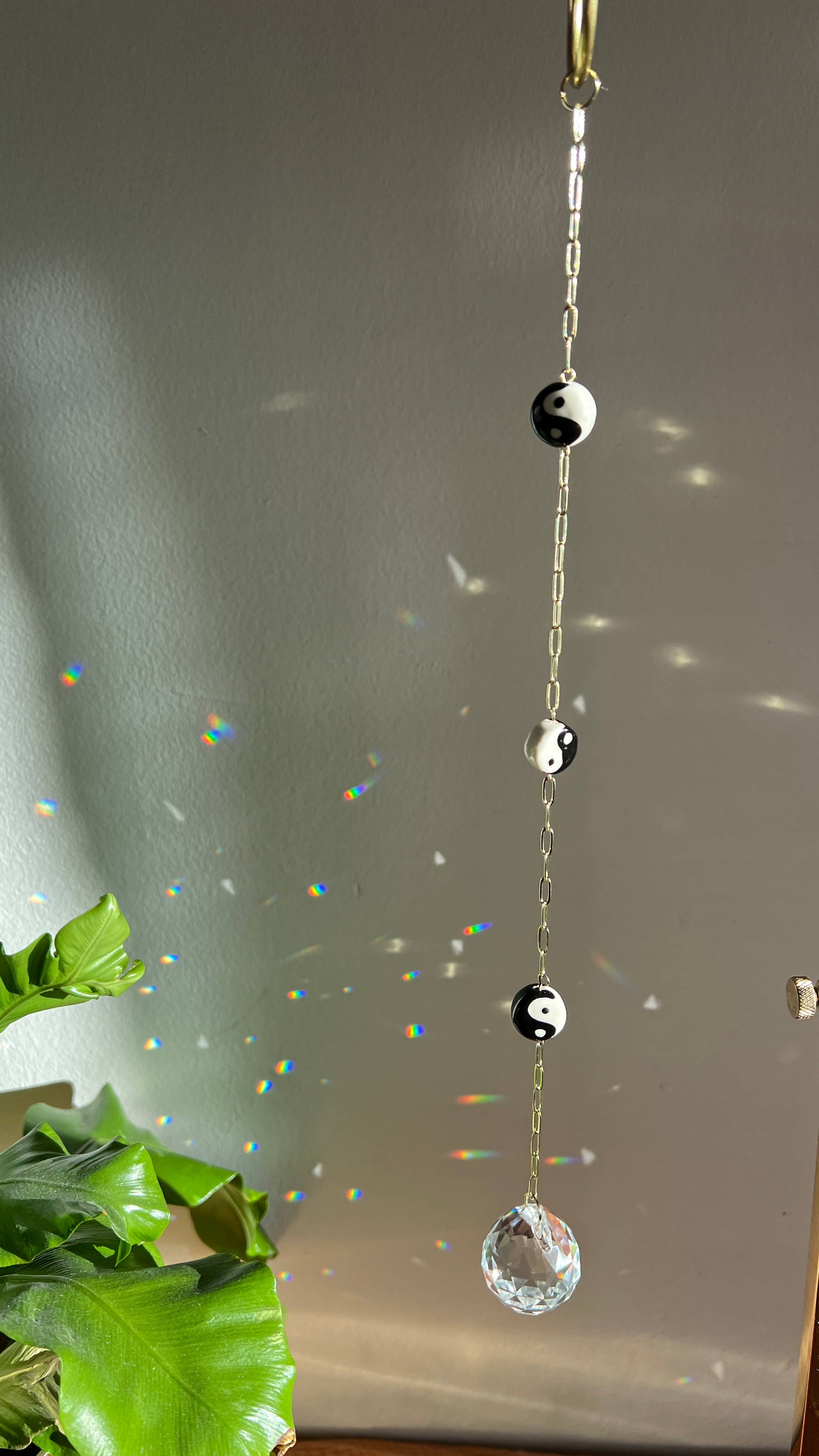 Ombra & Luce – Suncatcher por atacado – Suncatcher de cerâmica Yin Yang1