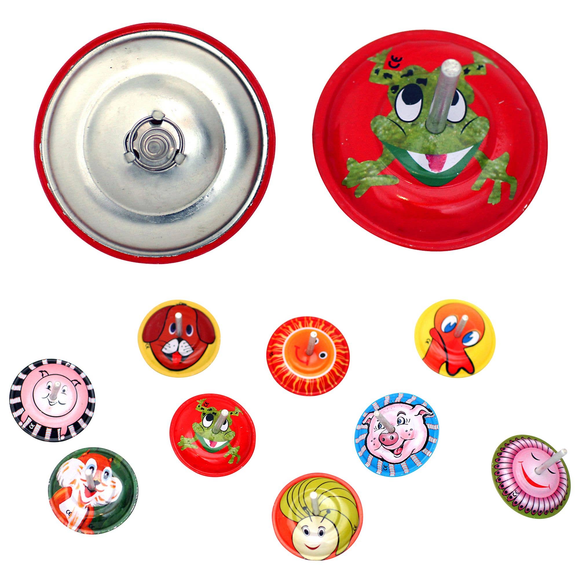 Tribal Trade GmbH - Wholesale Decorative figurine - Tin toy bouncing tops tin tops8