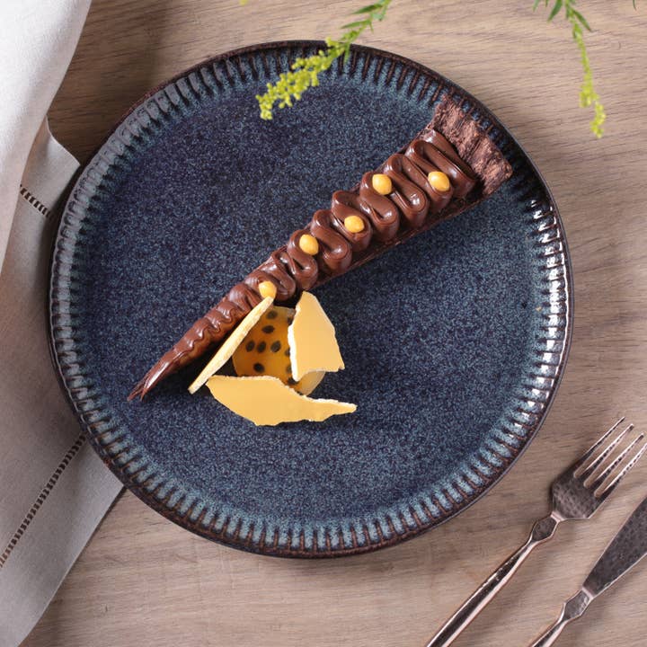 Porto Brasil - Wholesale Dinner Plate - Linhas Bio Stoneware Titanium Dinner Plate, 10.8"1