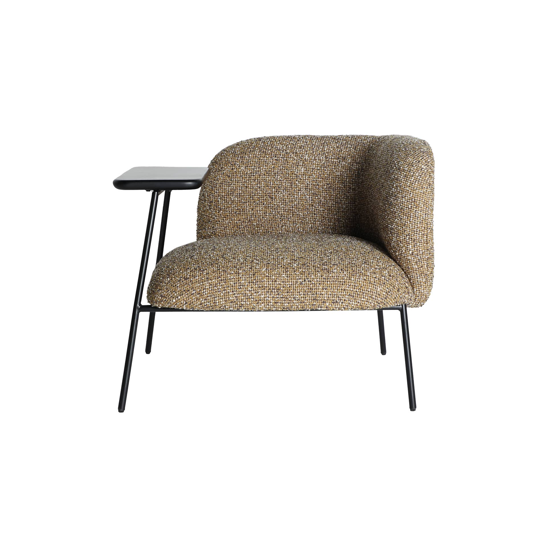 Kodu - Wholesale Chair - Polyester armchair in mottled green tones0