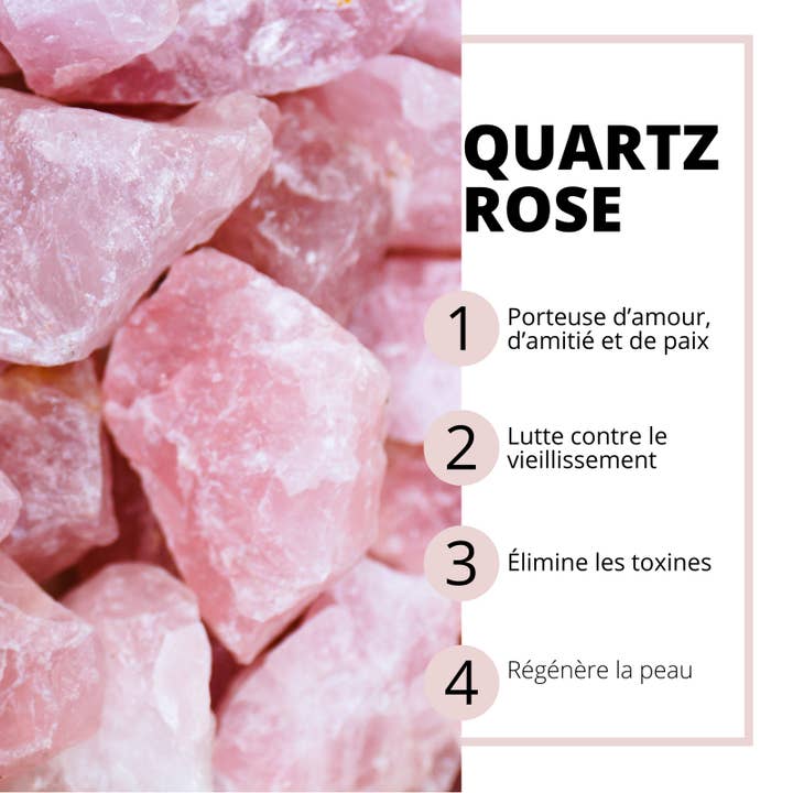 Zen'Arôme - Vente Rouleau beauté/visage - Roller Masseur visage électrique Quartz Rose double tête3