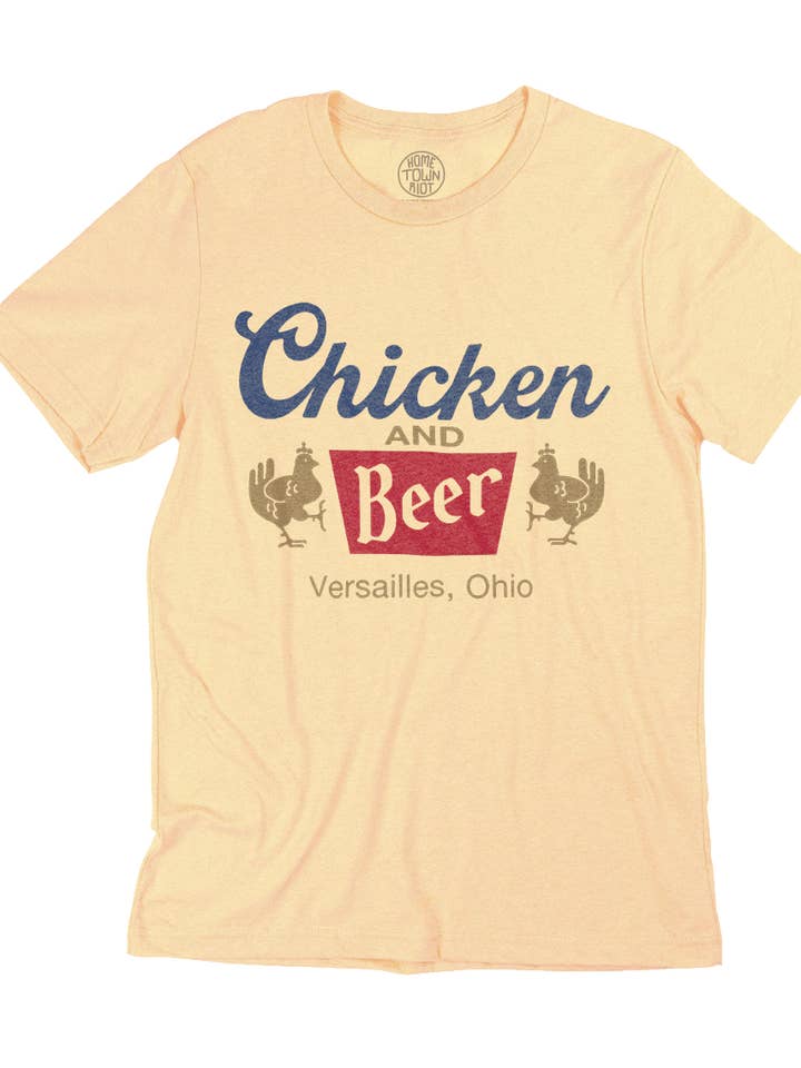 Kip en Bier Versailles Shirt voor wholesale door HomeTown Riot