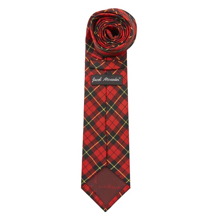 Jacob Alexander – wholesale Necktie – Men’s – Men's Woven Royal Tartans Plaid Tie14