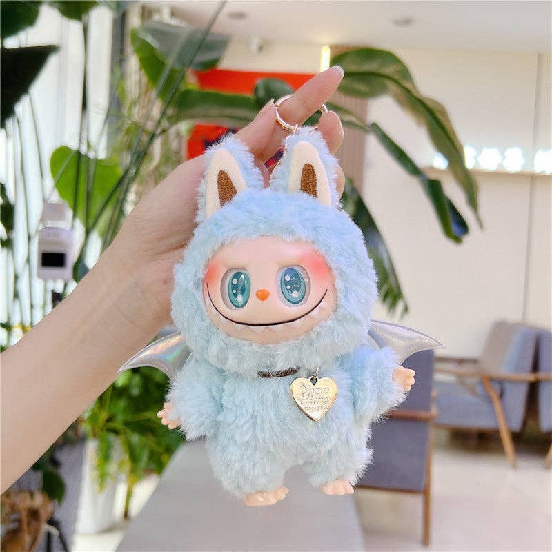 Auraquise - Wholesale Keychain - Kids - Cartoon Soft Vinyl Plush Doll Keychain with Wings1