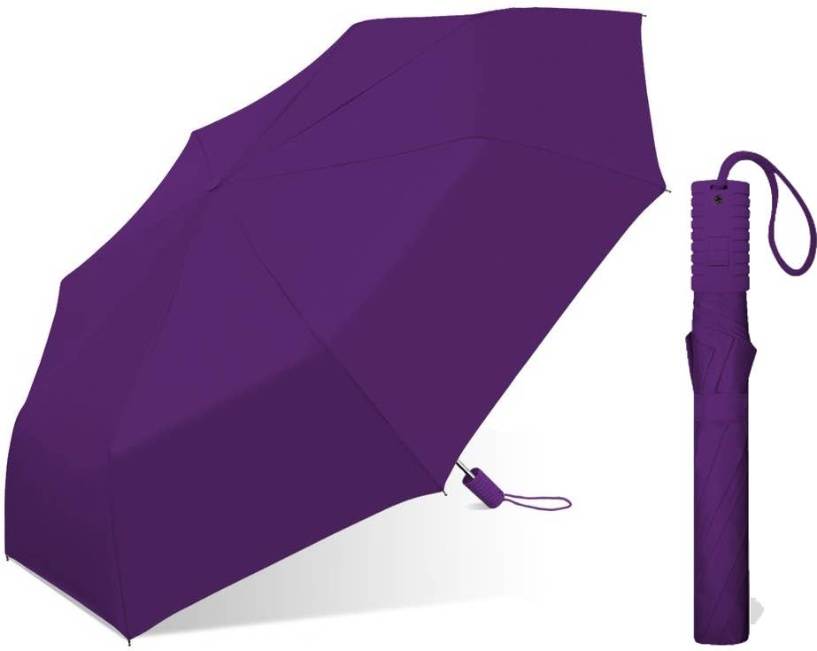 Chaby International - Vendita all'ingrosso Ombrello - Unisex - Ombrelli da pioggia pieghevoli automatici da 42" - colori solidi assortiti4