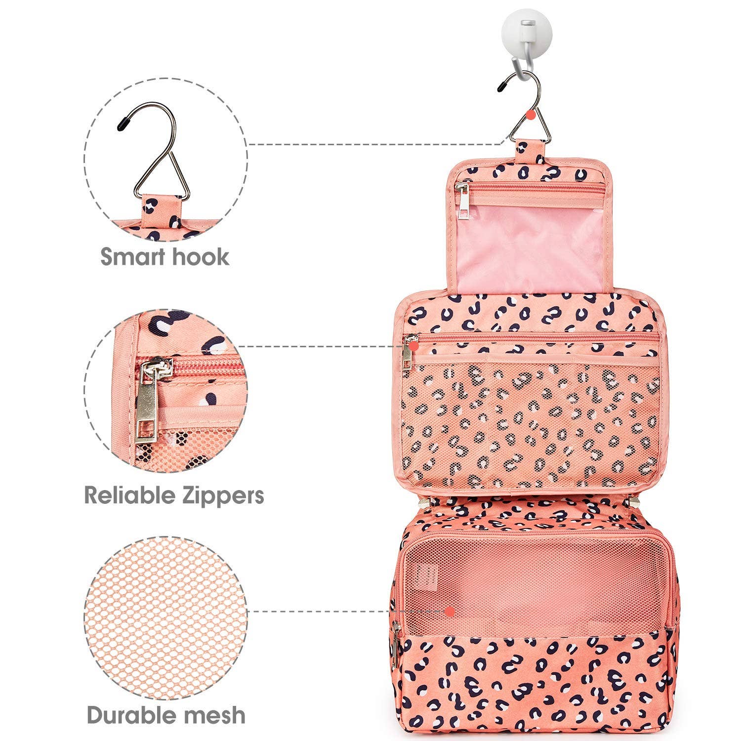 NARWEY INC - Wholesale Toiletry Bag - Women's - Hanging Travel Toiletry Bag Cosmetic Make up Organizer67