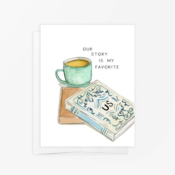 Greeting Card - Our Love Story Annivesary Card for wholesale by emmy+olly
