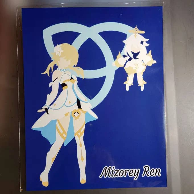 Lumine Genshin Impact Print for wholesale by Mizorey Ren