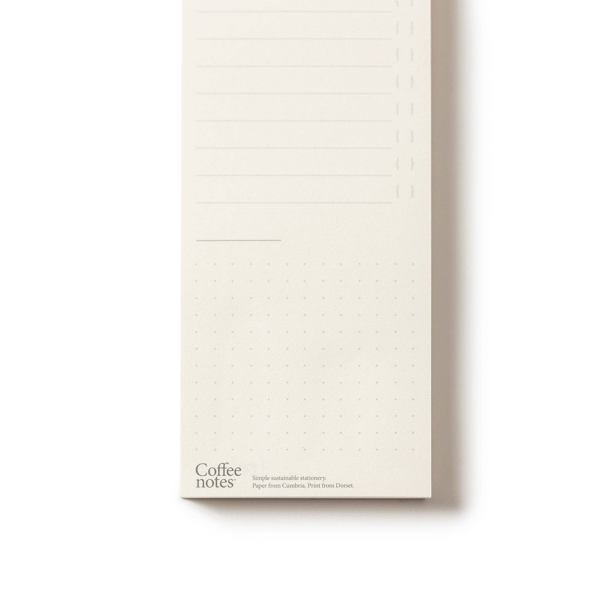 Coffeenotes – wholesale Notepad – Kraft List Pad2