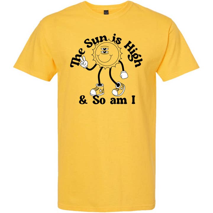Sun Is High T-Shirt for wholesale by Jailbird Designs