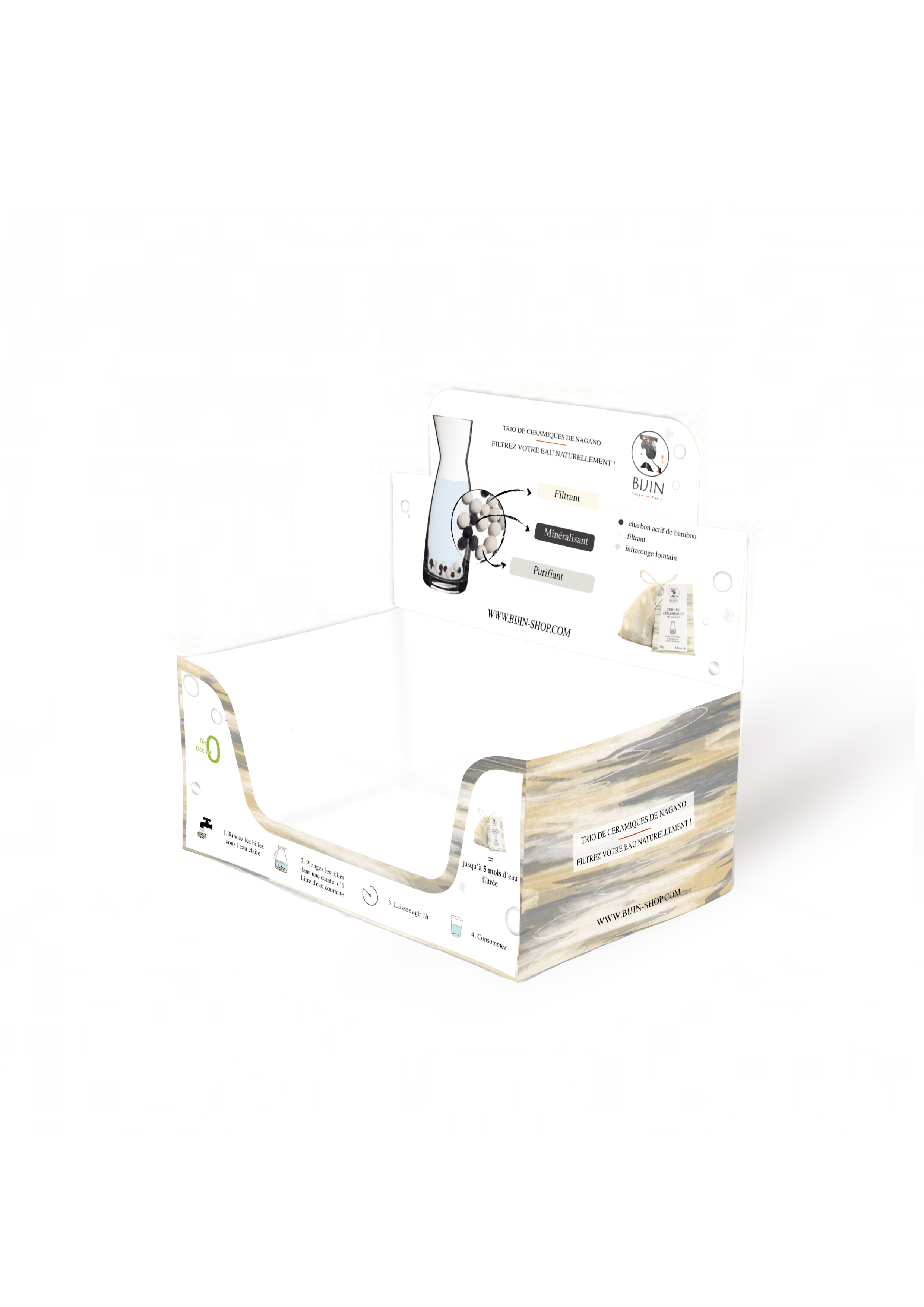 Bijin - Vente Filtres à eau - Trio de céramiques : billes de céramiques filtrantes5