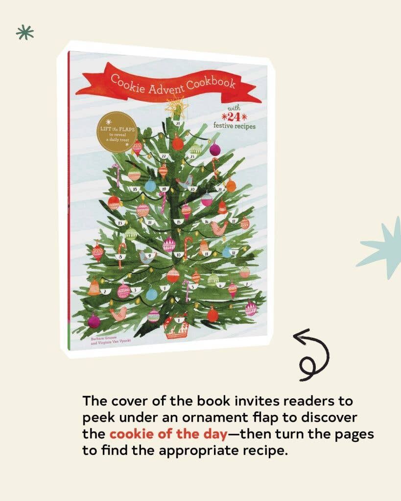 Chronicle Books - Wholesale Baking & Dessert - Cookie Advent Cookbook8
