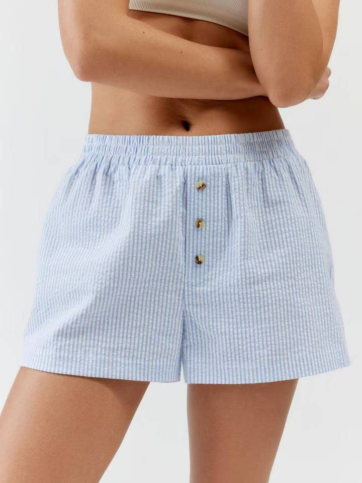 Striped boxer shorts for wholesale by Miss Sparkling