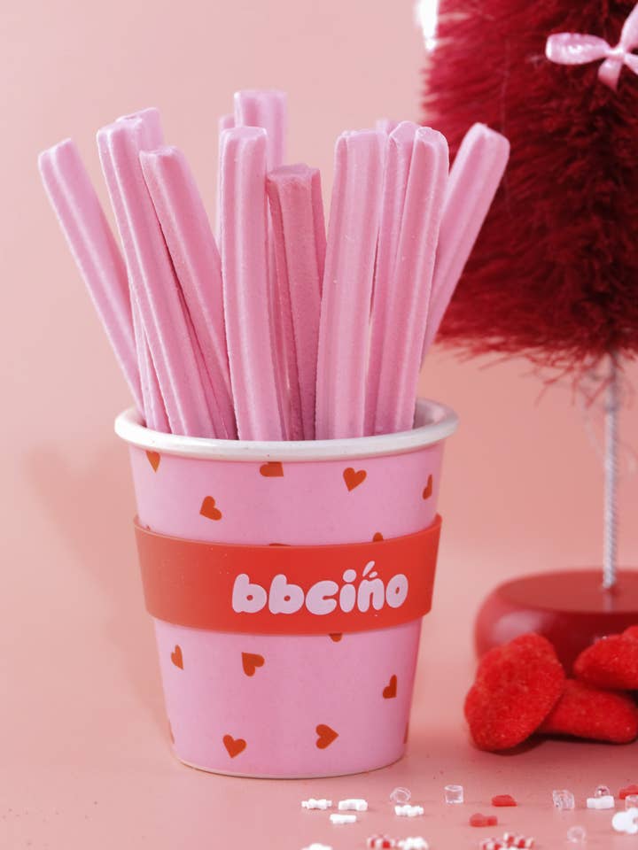 Sweetheart Babycino Cup - 120ml (STRAW INCLUDED) for wholesale by BBcino