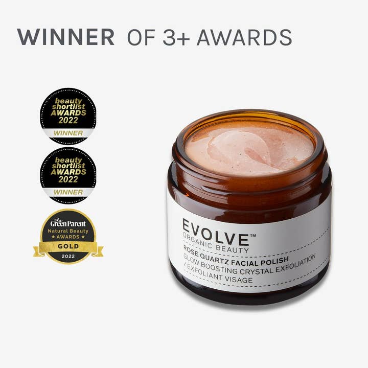 Evolve Organic Beauty - Wholesale Facial Exfoliant/Scrub - Rose Quartz Facial Polish6