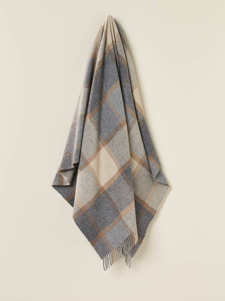 Blokruit Merino Plaid voor wholesale door Bronte by Moon