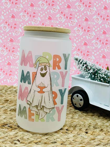 Lata de Vidro Merry Georgie por atacado de The Beauty in Chaos, LLC