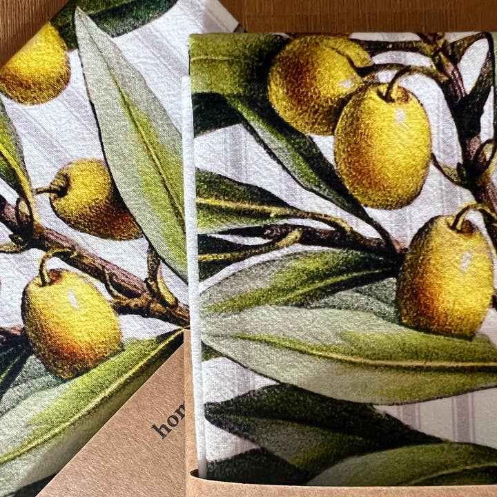 Home Dweller - Wholesale Tea Towel - Olive Branch Tea Towel
