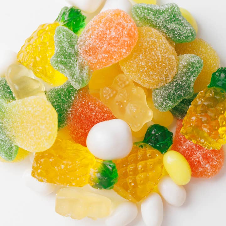 LARGE PINA COLADA PASSION CANDY MIX BAG for wholesale by Sweet Bliss Candy Company