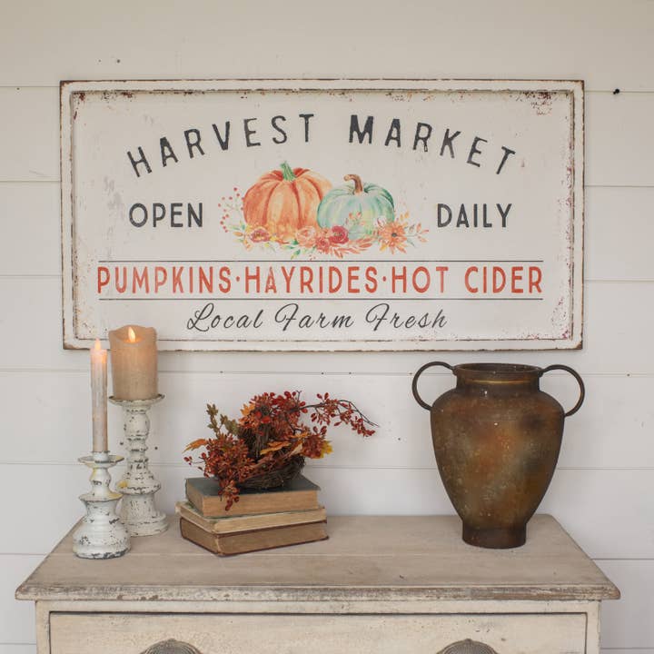 Ragon House - Vendita all'ingrosso Cartelli - CARTELLO MERCATO DEL RACCOLTO APERTO TUTTI I GIORNI2