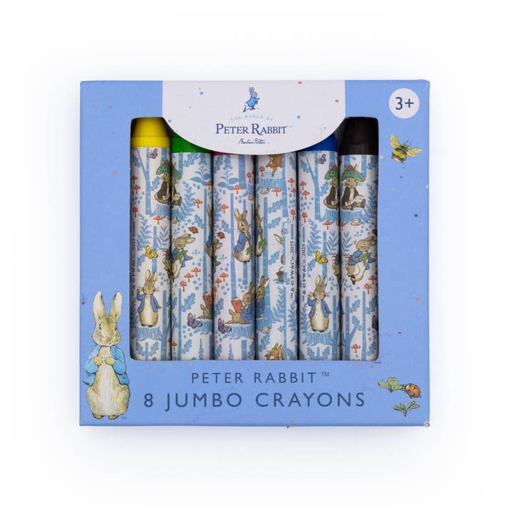 Peter Rabbit Set of 8 Jumbo Crayons for wholesale by Robert Frederick Ltd