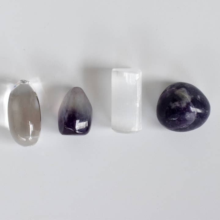 Soothing Crystals - Wholesale Spiritual Stone/Crystal - Chakra Gift Set | CROWN Chakra | Healing Gemstone Kit1