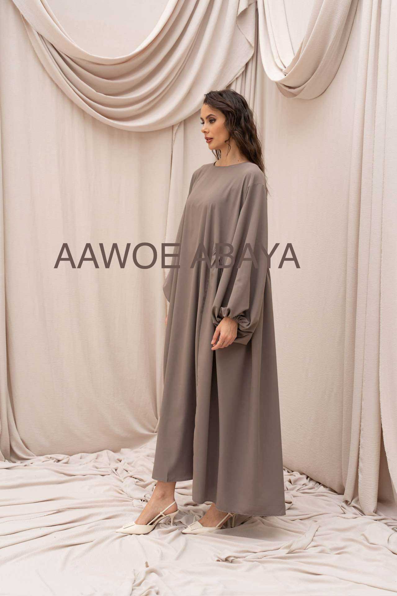 Aawoe Abaya - Wholesale Dress - Women's - Elegant Abaya Dress - 2466-ROB18