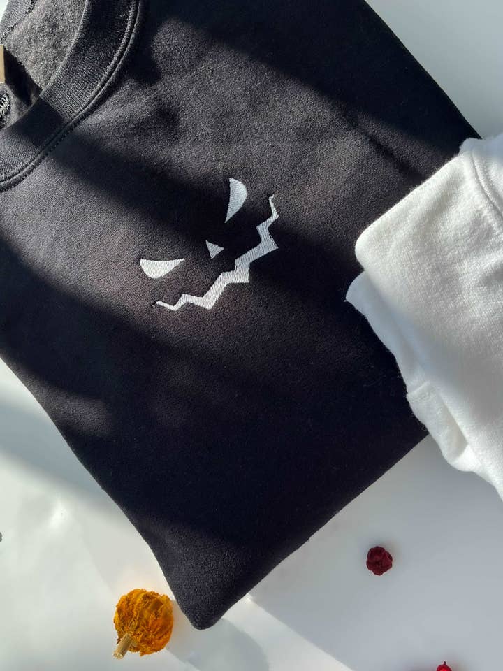 Laura Schult Design - Wholesale Sweatshirt - Dames - Evil Pumpkin Glow in the Dark-sweatshirt