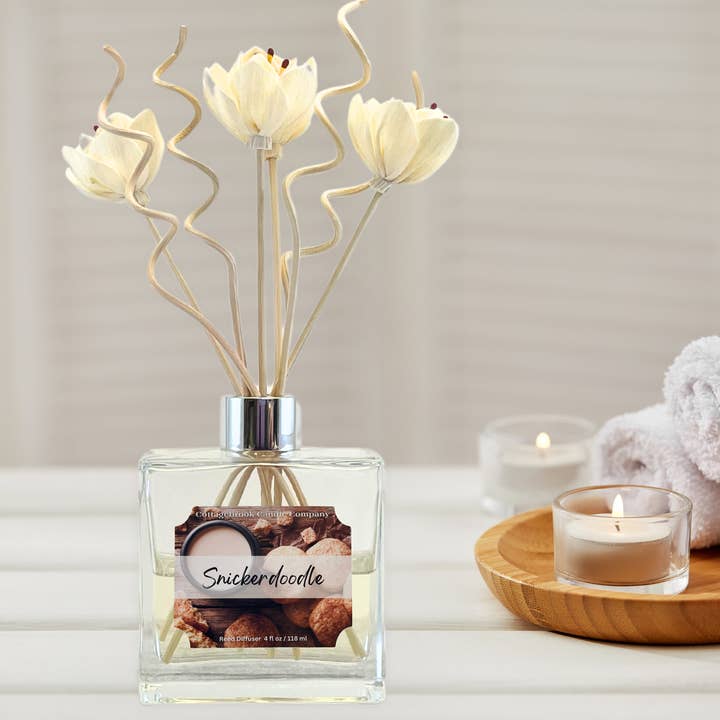 Snickerdoodle Reed Diffuser for wholesale by Cottagebrook Candle Company