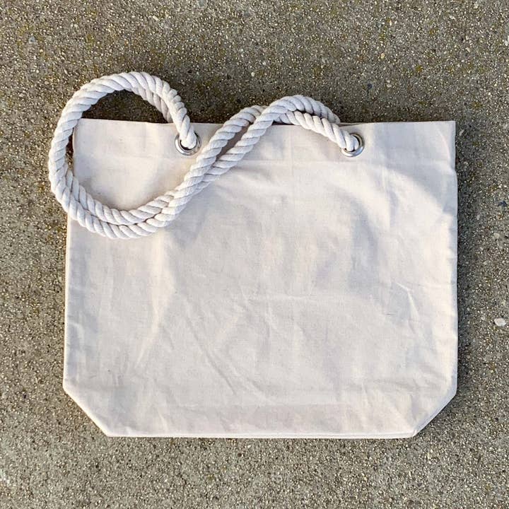 Sockprints - Wholesale Tote Bag - Unisex - Tote with Rope Handles - No Printing