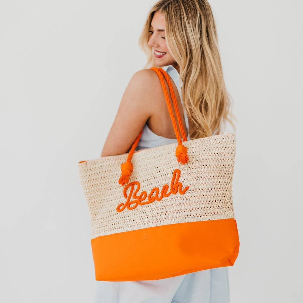 Pretty Simple - Wholesale Tote bag – Women's - Beach Bum Raffia Tote Bag2