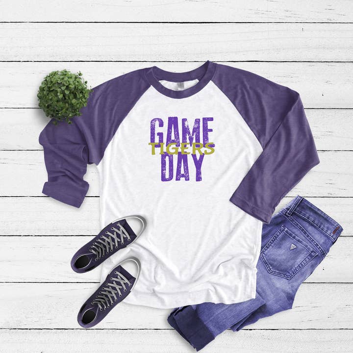 Tiger Spiritwear des Spieltages für den Großhandel von Joetta Marie