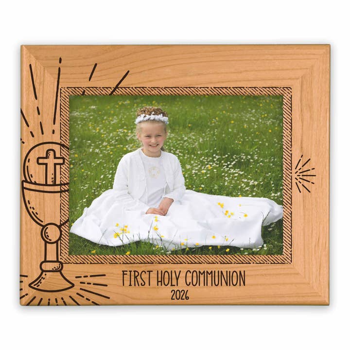 Firefly Wishes - Wholesale Picture Frame - First Holy Communion Wood Picture Frame - Radiant Eucharist4