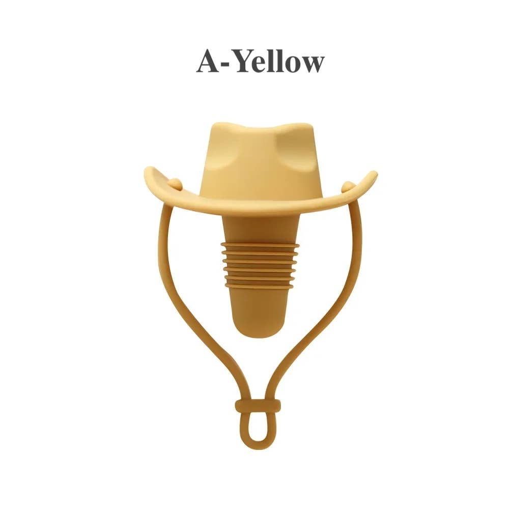 Homerely (We Cover All Import Duties) - Wholesale Wine Stopper - Creative Silicone Cowboy Hat Wine Stopper2