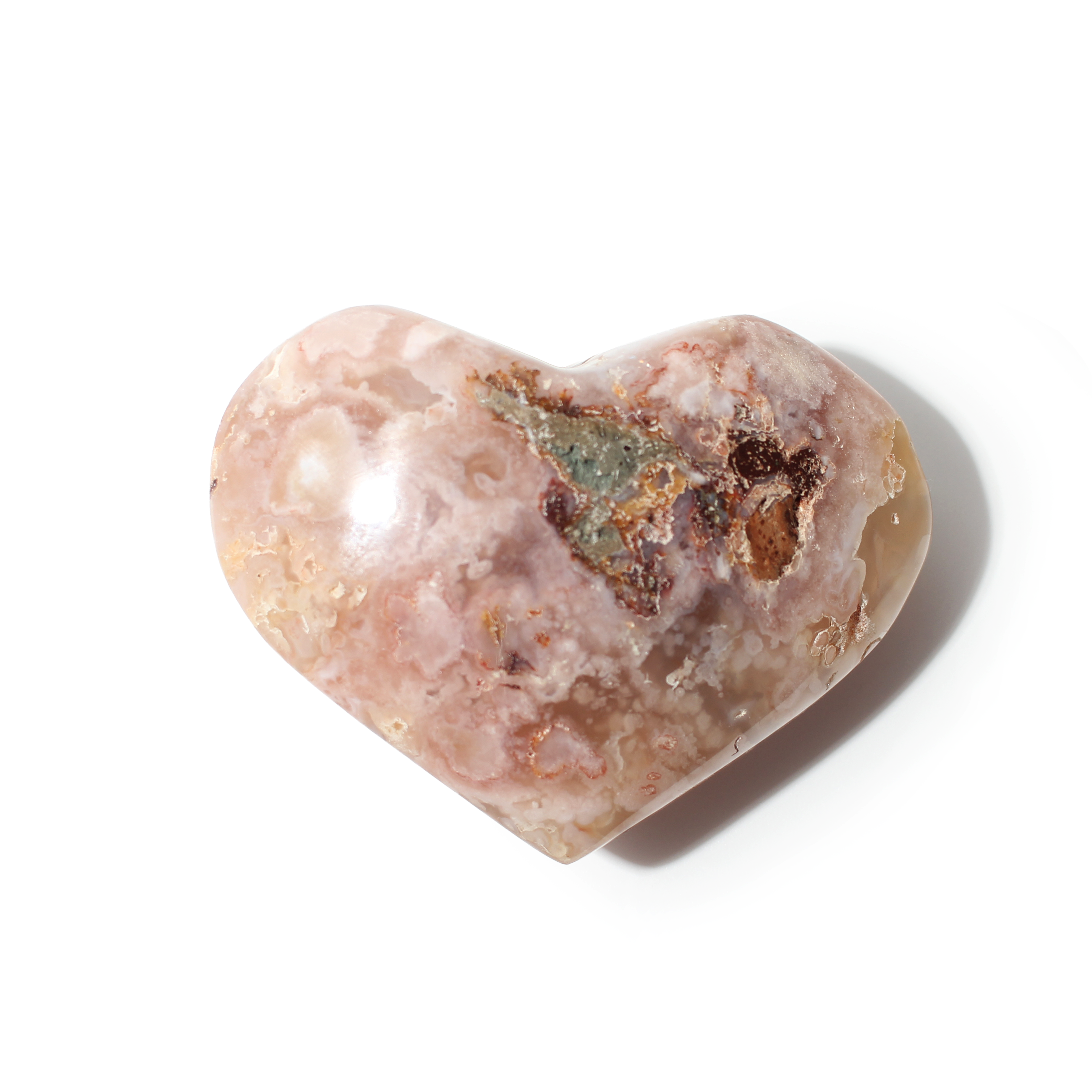 Stonebridge Imports - Wholesale Spiritual Stone/Crystal - Flower Agate Heart6
