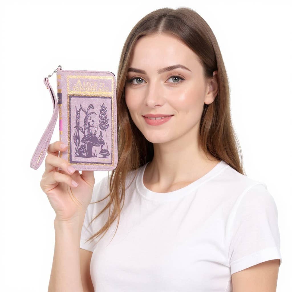 COMECO INC - Vendita all'ingrosso Portafogli - Donna - Portafoglio Libro Alice nel Paese delle Meraviglie, Calza di Natale3