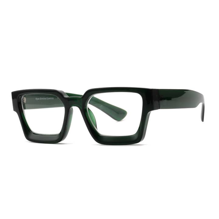 Ryan Simkhai Eyeshop - Wholesale Eyeglasses - Women's - RYLAN | Forest Green | Blue Light Blocking