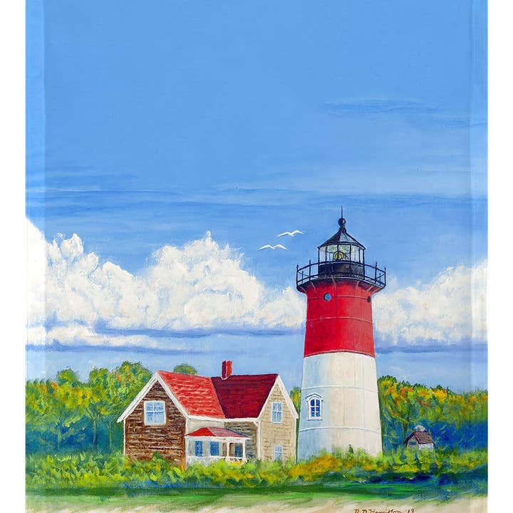 Farol de Nauset, Cape Cod, bandeira MA por atacado de Betsy Drake Interiors