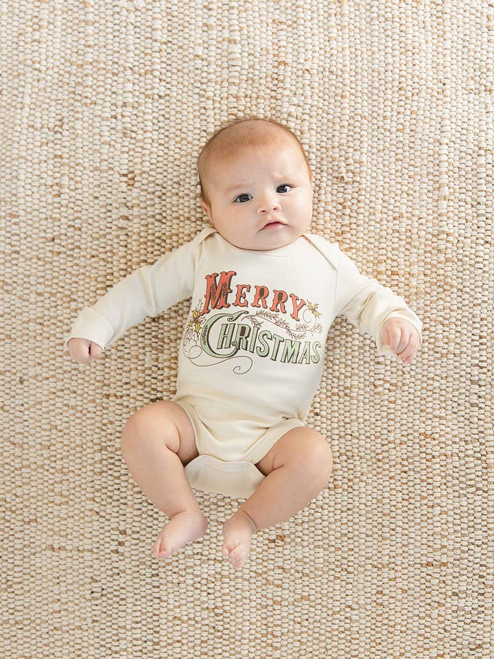 Urban Baby Co. - Venta al por mayor Body sin pies - Bebés - Enterizo orgánico para bebé Merry Christmas Shitters2