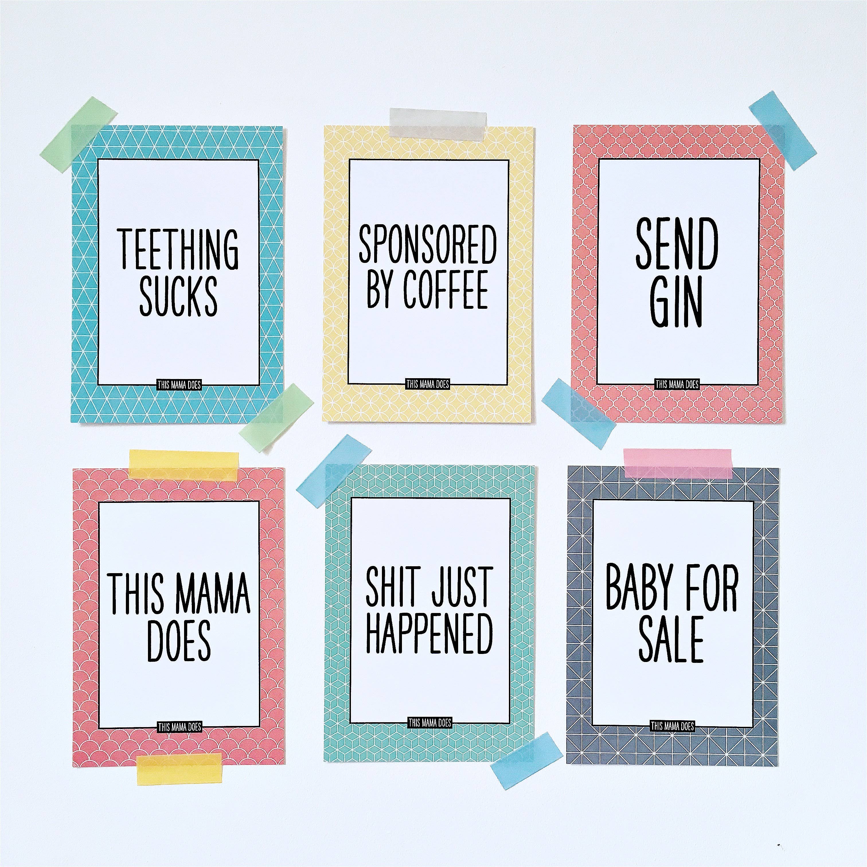 THIS MAMA DOES - Wholesale Milestone Art/Keepsake - Kids & Baby - BABY milestone cards for new parents0