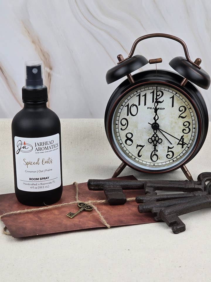 Spiced Oats - Room Spray - Timeless Collection for wholesale by Jarhead Aromatics LLC