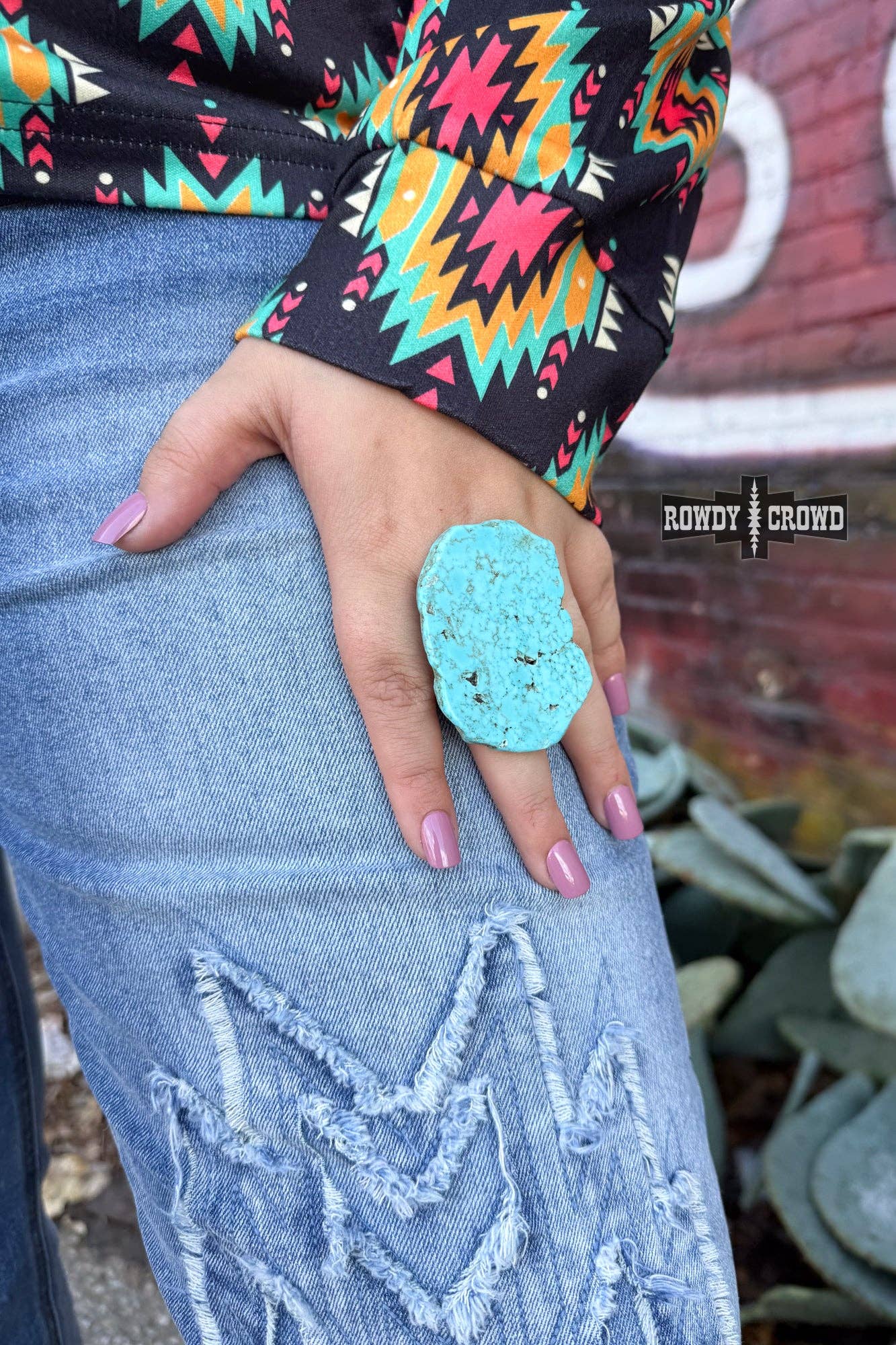 Rowdy Crowd Clothing - Wholesale Scarf Clip - Women's - Rock Scarf Slides2