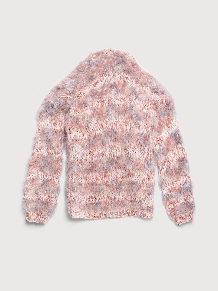 SAACHI - Wholesale Cardigan - Women's - Eyelash Hand Knit Cardigan3