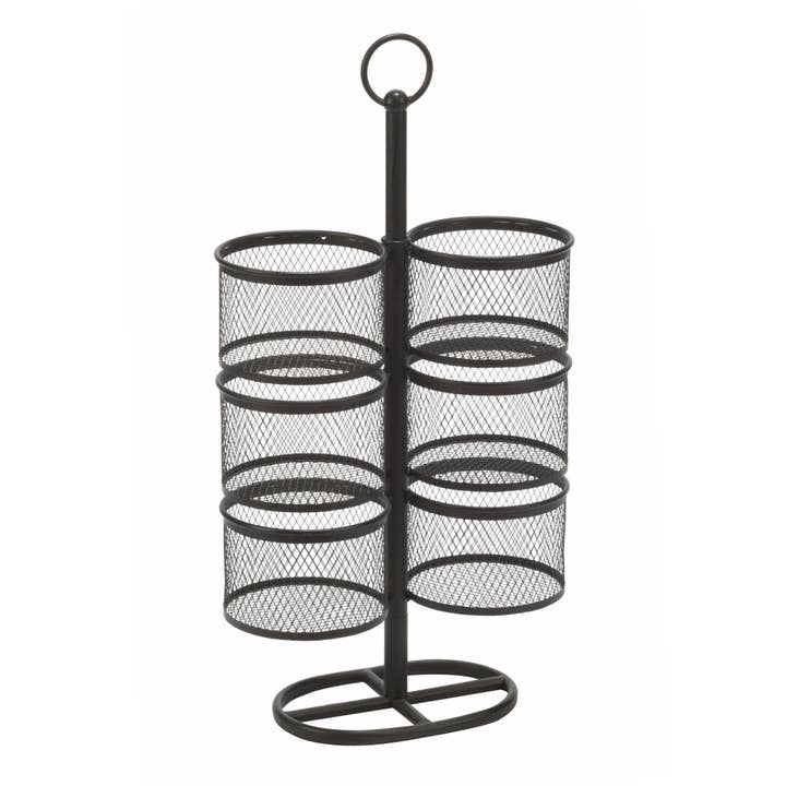 Tripar International - Wholesale Retailer Display Stand/Case - 31" Metal 3 Tier Rotating Display with 6 baskets