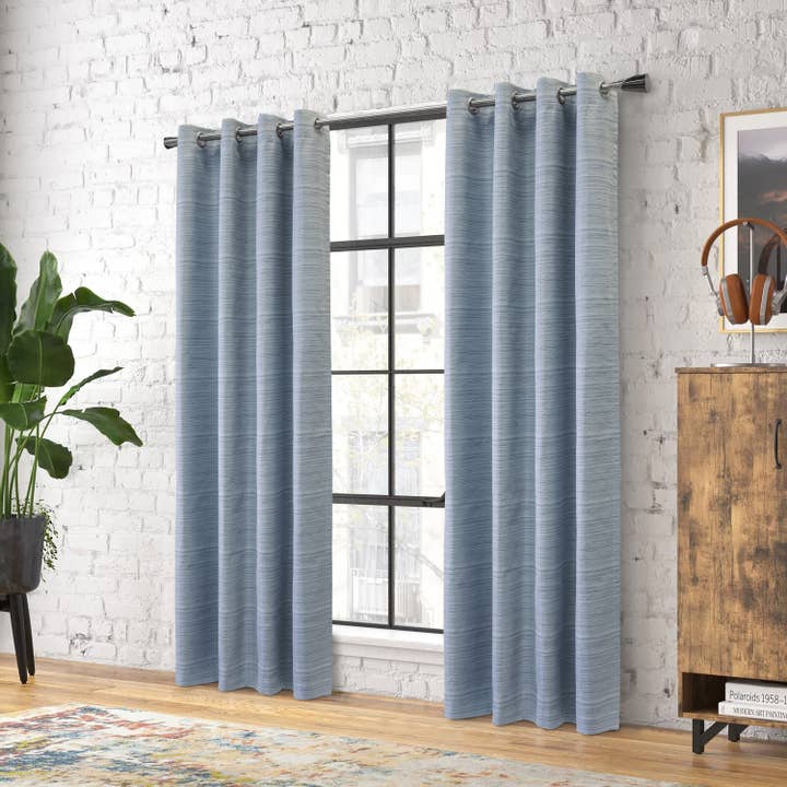 Solstice Grommet Curtain Panel 52 x 84 in Multi for wholesale by Commonwealth Home Fashions