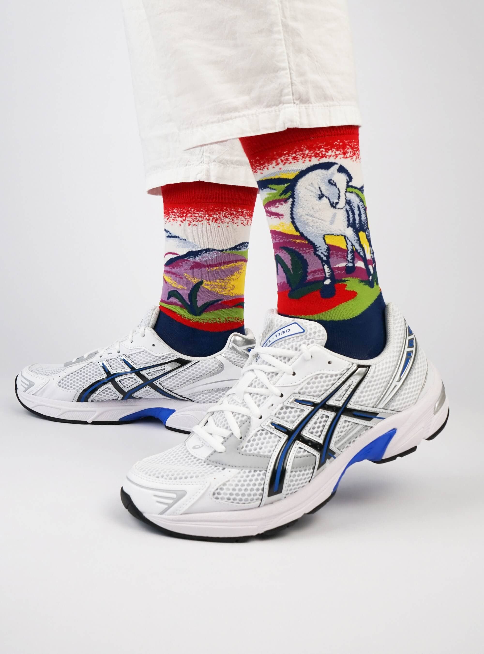 Kunstsokken - Wholesale Sokken - Uniseks - Blue Horse I1