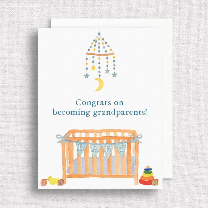 Tarjeta de felicitación para abuelos primerizos | Tarjeta de felicitación por el nieto para venta al por mayor de Gert & Co