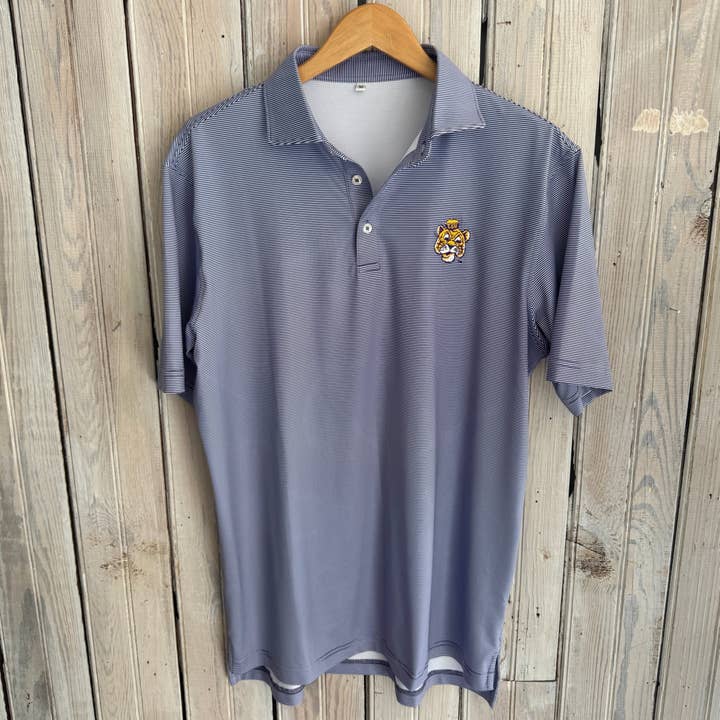 LSU Embroidered Sailor Mike Polo for wholesale by Nola Mercantile