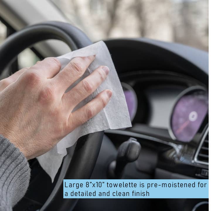 LA Fresh - Wholesale Car Freshener - Unisex - Diamond Wipes Auto Dashboard Wipes Individual Wrapped4